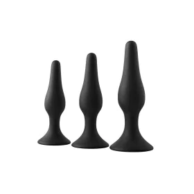 Plug Anal Dream Toys Fantasstic Negro 3 Piezas de Dream Toys, Plugs - Ref: S9400582, Precio: 16,55 €, Descuento: %