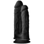 Masseur Double Pénétration Dream Toys Real Love Noir de Dream Toys, Godemichets double dong - Réf : S9400647, Prix : 20,58 €,...