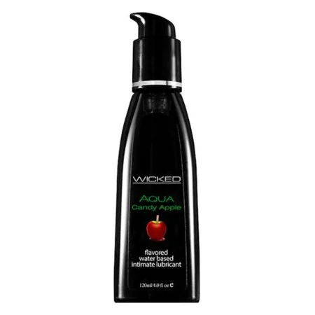 Lubrificante intimo a base d'Acqua Gusto Mela Candita 120 ml Wicked 120 ml di Wicked, Lubrificanti e gel stimolanti - Rif: S9...