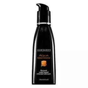 Lubrificante à Base de Água Aqua Salted Caramel 120 ml Wicked 120 ml de Wicked, Lubrificantes e géis - Ref: S9400894, Preço: ...