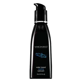 Lubrificante Efeito Refrescante à Base de Água Aqua Chill 60 ml Wicked de Wicked, Cremes e géis de cuidado íntimo - Ref: S940...