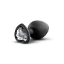 Anal plug Blush Temptasia Black (7,6 cm) by Blush, Plugs - Ref: S9402063, Price: 7,82 €, Discount: %