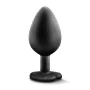 Anal plug Blush Temptasia Black (8,2 cm) by Blush, Plugs - Ref: S9402064, Price: 8,92 €, Discount: %