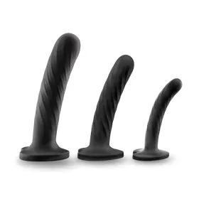 Dildo Blush Temptasia Black 3 Pieces by Blush, Anal dildos - Ref: S9402093, Price: 21,85 €, Discount: %