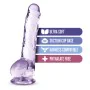 Dildo Blush Naturally Yours Morado Ø 3,3 cm de Blush, Dildos clásicos - Ref: S9402350, Precio: 10,36 €, Descuento: %