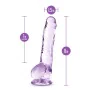 Dildo Blush Naturally Yours Morado Ø 3,3 cm de Blush, Dildos clásicos - Ref: S9402350, Precio: 10,36 €, Descuento: %