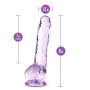 Dildo Blush Naturally Yours Purple Ø 3,3 cm by Blush, Classic dildos - Ref: S9402350, Price: 10,36 €, Discount: %