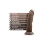 Realistic Dildo Blush Dr Skin Silicone Ø 5 cm (19 cm) by Blush, Realistic vibrators - Ref: S9402382, Price: 25,86 €, Discount: %