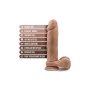 Realistic Dildo Blush Dr Skin Silicone Ø 5 cm (19 cm) by Blush, Realistic vibrators - Ref: S9402455, Price: 33,18 €, Discount: %