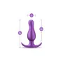 Anal plug Blush Adventures Purple (8,9 cm) (7,6 cm) by Blush, Plugs - Ref: S9402527, Price: 12,90 €, Discount: %