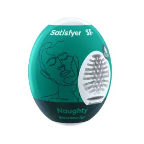 Œuf Masturbateur Satisfyer Naughty Vert de Satisfyer, Accessoires et housses de masturbation - Réf : S9402674, Prix : 5,78 €,...