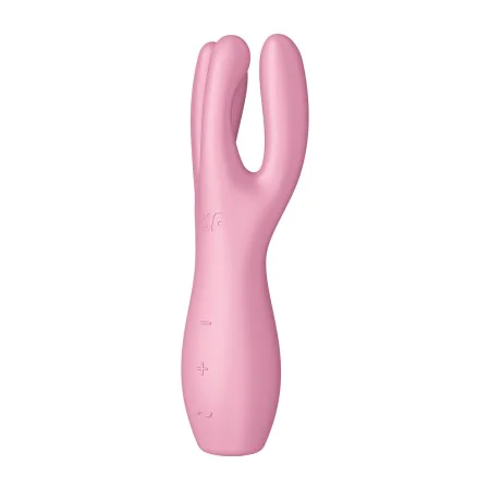 Massaggiatore Satisfyer Threesome 3 Rosa di Satisfyer, Vibratori Lay-on - Rif: S9402696, Prezzo: 36,76 €, Sconto: %