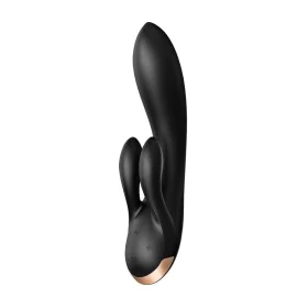 Vibrador Doble Estimulación Satisfyer Flex Negro de Satisfyer, Vibradores dobles - Ref: S9402701, Precio: 42,91 €, Descuento: %