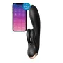 Vibrador Doble Estimulación Satisfyer Flex Negro de Satisfyer, Vibradores dobles - Ref: S9402701, Precio: 42,06 €, Descuento: %