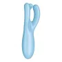 Masseur Satisfyer Threesome 4 Connect Bleu de Satisfyer, Vibromasseurs externes - Réf : S9402704, Prix : 34,64 €, Remise : %