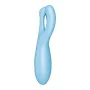 Massager Satisfyer Threesome 4 Connect Blue by Satisfyer, Massagers - Ref: S9402704, Price: 34,64 €, Discount: %