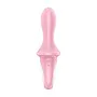 Vibromasseur contrôlé par radio Satisfyer Air Pump Booty 5 Rose de Satisfyer, Vibromasseurs anals et périnéens - Réf : S94027...