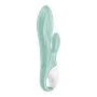 Dual Stimulation Vibe Satisfyer Air Pump Bunny 5 Green by Satisfyer, Double vibrators - Ref: S9402724, Price: 49,02 €, Discou...