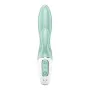 Dual Stimulation Vibe Satisfyer Air Pump Bunny 5 Green by Satisfyer, Double vibrators - Ref: S9402724, Price: 49,02 €, Discou...