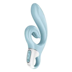 Vibration de Stimulation Double Satisfyer Love me Bleu de Satisfyer, Vibromasseurs rabbit - Réf : S9402733, Prix : 42,06 €, R...