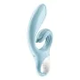 Vibration de Stimulation Double Satisfyer Love me Bleu de Satisfyer, Vibromasseurs rabbit - Réf : S9402733, Prix : 42,91 €, R...