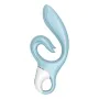 Vibration de Stimulation Double Satisfyer Love me Bleu de Satisfyer, Vibromasseurs rabbit - Réf : S9402733, Prix : 42,91 €, R...