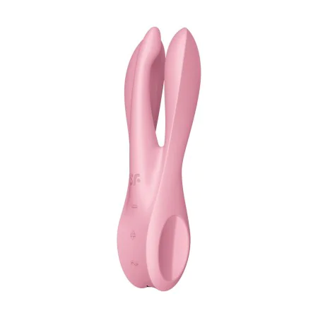 Vibratore per il Punto-G Satisfyer Threesome 1 Rosa di Satisfyer, Vibratori Lay-on - Rif: S9402737, Prezzo: 36,76 €, Sconto: %