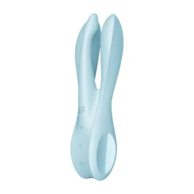 Massaggiatore Satisfyer Threesome 1 Light Azzurro di Satisfyer, Vibratori Lay-on - Rif: S9402738, Prezzo: 36,05 €, Sconto: %