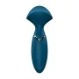 Masseur Satisfyer Mini Wand-er Bleu de Satisfyer, Vibromasseurs externes - Réf : S9402750, Prix : 23,64 €, Remise : %