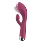 Dual Stimulation Vibe Satisfyer Spinning Rabbit 1 Red by Satisfyer, Double vibrators - Ref: S9402784, Price: 42,06 €, Discoun...