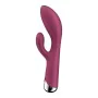 Dual Stimulation Vibe Satisfyer Spinning Rabbit 1 Red by Satisfyer, Double vibrators - Ref: S9402784, Price: 42,06 €, Discoun...