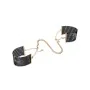 Desir Metallique Manchettes Noires Bijoux Indiscrets 134 Noir de Bijoux Indiscrets, Menottes - Réf : M0400291, Prix : 16,36 €...