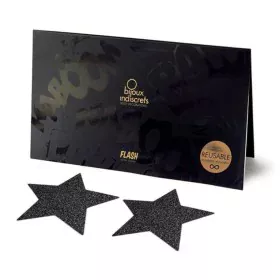 Flash Star noir Bijoux Indiscrets 156 Noir de Bijoux Indiscrets, Cache-têtons - Réf : M0400298, Prix : 8,88 €, Remise : %