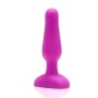 Plug Novice Télécommandé Fushia B-Vibe 5886010000 Rose de B-Vibe, Plugs anals - Réf : S9402910, Prix : 78,38 €, Remise : %