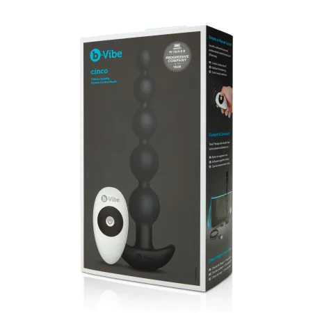 Anal Beads Black B-Vibe 9516 Silicone by B-Vibe, Anal balls - Ref: S9402923, Price: 98,70 €, Discount: %