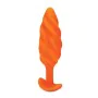 Vibrating Butt Plug B-Vibe Swirl Texture Orange by B-Vibe, Plugs - Ref: S9402935, Price: 55,54 €, Discount: %