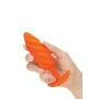 Vibrating Butt Plug B-Vibe Swirl Texture Orange by B-Vibe, Plugs - Ref: S9402935, Price: 55,54 €, Discount: %