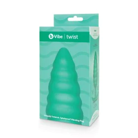 Plug Vibratório Butt B-Vibe Twist Texture Verde de B-Vibe, Plugs - Ref: S9402936, Preço: 57,04 €, Desconto: %