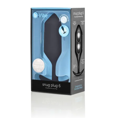 Plug Anale B-Vibe 6 Nero di B-Vibe, Plug anali - Rif: S9402940, Prezzo: 56,35 €, Sconto: %