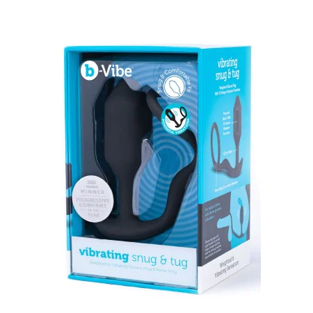 Plug Anal B-Vibe Vibrating Snug & Tug M de B-Vibe, Vibromasseurs papillon - Réf : S9402945, Prix : 72,03 €, Remise : %