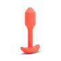 Plug Anal B-Vibe Vibrating Snug Naranja de B-Vibe, Vibradores anales y perineales - Ref: S9402947, Precio: 60,23 €, Descuento: %