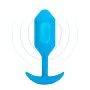 Anal plug B-Vibe Vibrating Snug 3 Blue (3,7 x 13,8 x 1 cm) by B-Vibe, Butterflies - Ref: S9402948, Price: 69,72 €, Discount: %