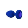 Vibratore B-Vibe Vibrating Jewel Azzurro Blu Marino L/XL di B-Vibe, Vibratori anali e per perineo - Rif: S9402950, Prezzo: 78...