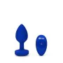 Vibratore B-Vibe Vibrating Jewel Azzurro Blu Marino L/XL di B-Vibe, Vibratori anali e per perineo - Rif: S9402950, Prezzo: 78...