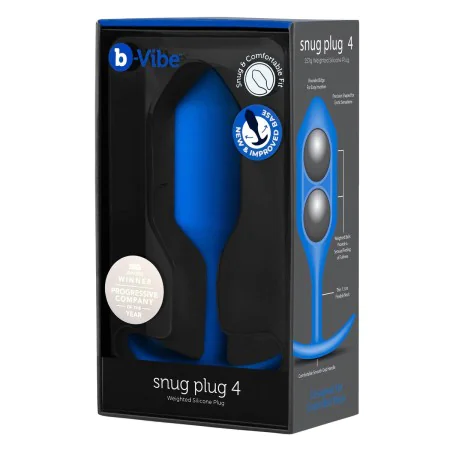 Anal plug B-Vibe 4 Blue Navy Blue by B-Vibe, Plugs - Ref: S9402972, Price: 46,39 €, Discount: %