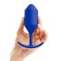 Plug Anal B-Vibe 4 Azul Azul Marinho de B-Vibe, Plugs - Ref: S9402972, Preço: 47,32 €, Desconto: %