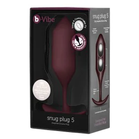 Plug Vibrador Anal B-Vibe 5 Rojo Granate de B-Vibe, Plugs - Ref: S9402973, Precio: 53,02 €, Descuento: %