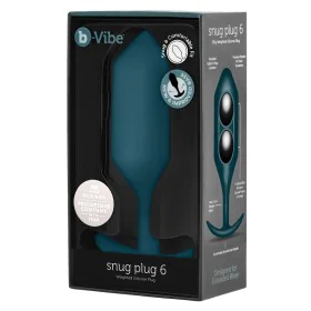 Plug Anale B-Vibe 6 Azzurro Azul Océano di B-Vibe, Plug anali - Rif: S9402976, Prezzo: 56,35 €, Sconto: %