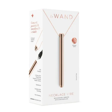 Bullet Vibrator Le Wand Necklace Pendant Rose Gold by Le Wand, Realistic vibrators - Ref: S9402980, Price: 62,00 €, Discount: %