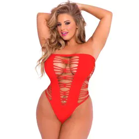 Leotard Pink Lipstick Red L by Pink Lipstick, Teddies & Bodysuits - Ref: S9403575, Price: 15,55 €, Discount: %